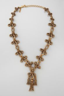 Oscar de la Renta Knot Necklace - Lyst