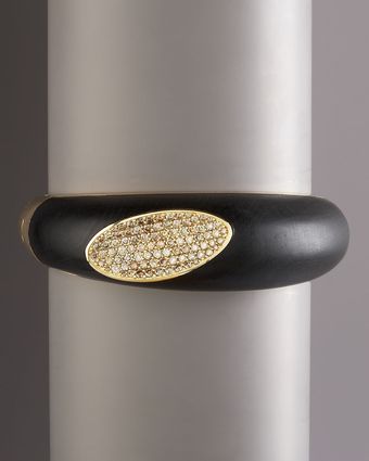 Roberto Coin Diamond Cuff - Lyst