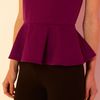 Therapy Peplum Top in Purple - Lyst