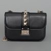 Valentino Rock Star Studded Flap Bag WChain Black in Black - Lyst