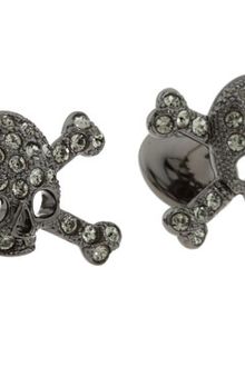 Vivienne Westwood Diamante Skull Cufflinks - Lyst