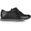 Alexander Wang Crocprint Leather Sneakers in Black - Lyst