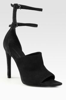 Alexander Wang Nikola Strappy Suede Pumps - Lyst