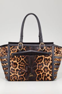 Christian Louboutin Farida Leopard Print Bowler - Lyst