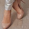 Christian Louboutin Filo 120mm Patent Pumps in Beige (nude) - Lyst
