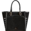 Christian Louboutin Farida Suede Leather Tall Shopper Tote in Black (red) - Lyst