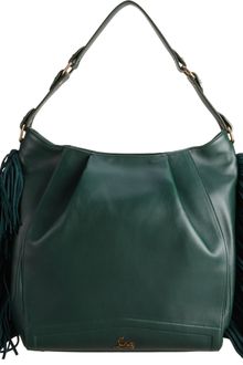 Christian Louboutin Justine Fringed Hobo - Lyst
