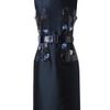 Erdem Libby Hand Embroidered Duchess Satin Dress in Blue (navy) - Lyst