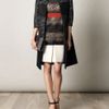 Giambattista Valli Metallic Tweed Coat in Black - Lyst