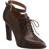 Givenchy Laceup Apron Toe Bootie in Brown (cigar) - Lyst