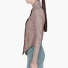 Helmut Lang Cropped Taupe Leather Jacket in Brown (taupe) - Lyst