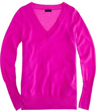 J.Crew Cashmere Vneck Sweater - Lyst