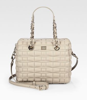 Kate Spade Quilted Satchel - Lyst