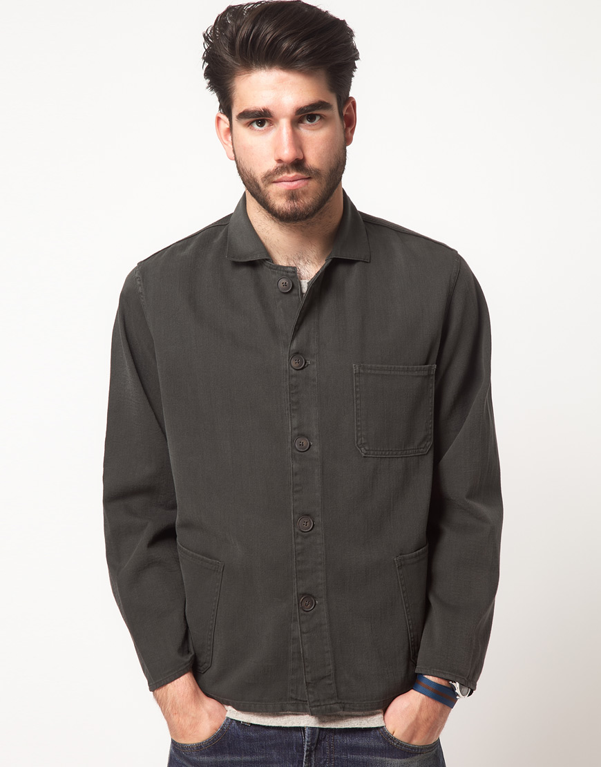 black levi jacket with fur