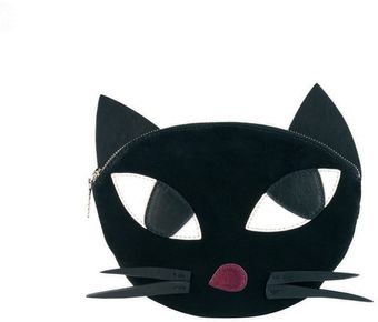 Lulu Guinness Kooky Eyed Cat Handbag - Lyst