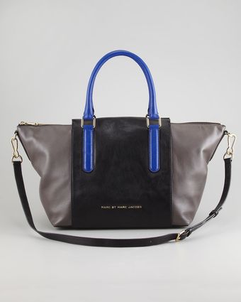 Marc By Marc Jacobs Large Colorblock Satchel - Lyst