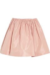Miu Miu Flared Faille Mini Skirt
