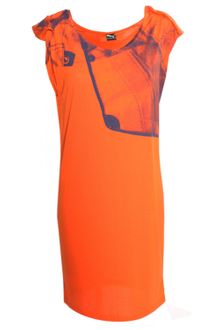 Puma x Hussein Chalayan Sail Print Dress Orange - Lyst