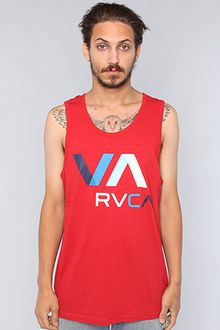 RVCA The Colors Tank in Red - Lyst