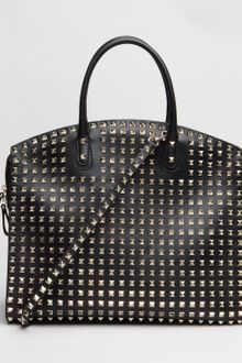 Valentino Allover Rockstud Zip Dome Bag - Lyst