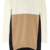 Vionnet Colorblock Wool Blend Sweater Dress in Beige - Lyst