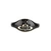 Vivienne Westwood Petite Ring in Black (s) - Lyst