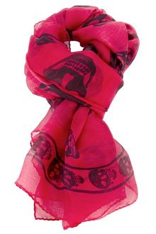 Alexander McQueen Skull Print Scarf - Lyst