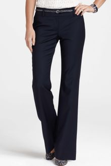 Ann Taylor Petite Modern Tropical Wool Trousers - Lyst