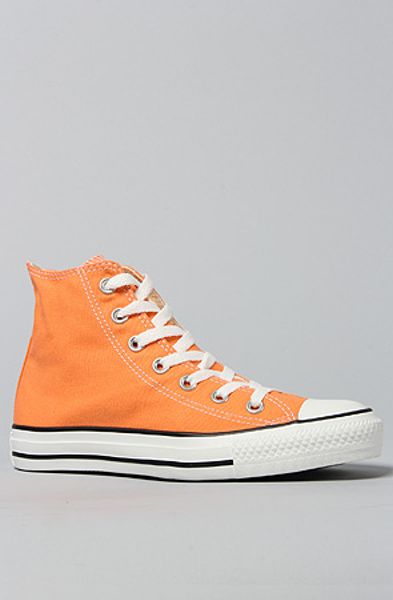 Converse The Chuck Taylor All Star Hi Sneaker in Nectarine in Orange - Lyst