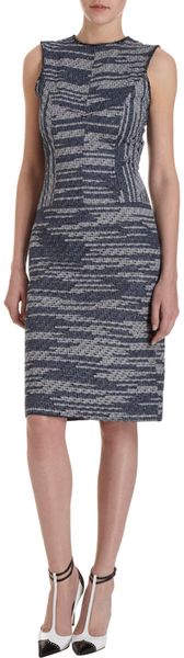 Derek Lam Sleeveless Tweed Dress - Lyst
