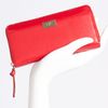 Diane Von Furstenberg Zip Around Wallet in Red (red robin) - Lyst