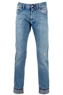 Dolce & Gabbana Stone Washed Jeans - Lyst
