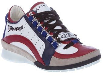 DSquared2 Leather Sneaker - Lyst