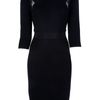 Giambattista Valli Lace Insert Dress in Black - Lyst