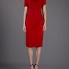 Giambattista Valli Fitted Dress in Red - Lyst