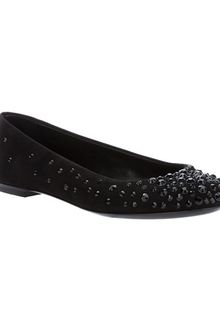 Giuseppe Zanotti Gem Embellished Ballet Pump - Lyst