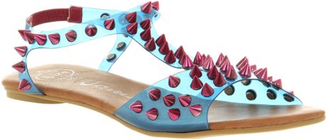 Jeffrey Campbell Sandal in Blue (pink) - Lyst