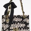 Lanvin Happy Birthday Embroidered Shoulder Bag in Black (beige/ black) - Lyst
