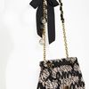 Lanvin Happy Birthday Embroidered Shoulder Bag in Black (beige/ black) - Lyst