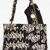Lanvin Happy Birthday Embroidered Shoulder Bag in Black (beige/ black) - Lyst