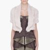 Matthew Williamson Rabbit Fur Shrug Vest in Beige - Lyst
