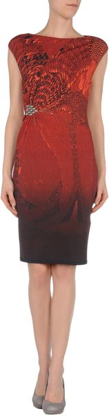 Roberto Cavalli Short Dress - Lyst