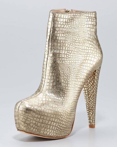 booties with gold
