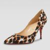 Christian Louboutin Piou Piou Leopardprint Pointtoe Pump in Animal (leopard) - Lyst