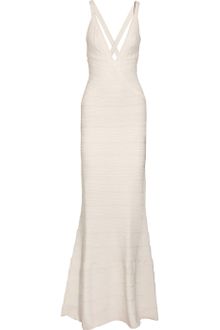 Hervé Léger Beaded Bandage Gown - Lyst
