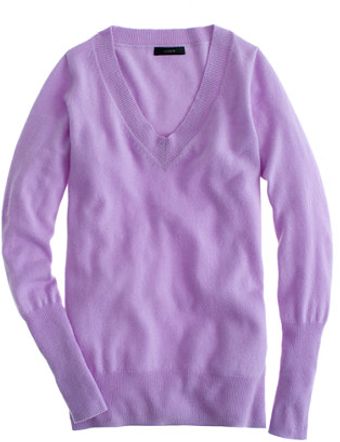 J.Crew Cashmere Vneck Sweater - Lyst