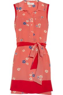 Jill Stuart Miranda Floral Print Silk Dress - Lyst