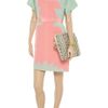 Jill Stuart Adrian Paneled Silk Dress in Pink (mint) - Lyst