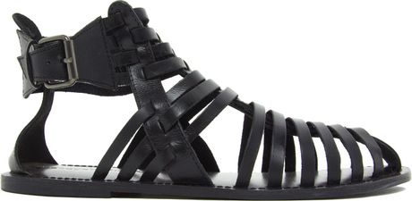 Kg By Kurt Geiger Mendoza Gladiator Sandals in Black for Men | Lyst