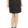 Marc Jacobs Metallic Woolblend Bouclé Skirt in Black - Lyst